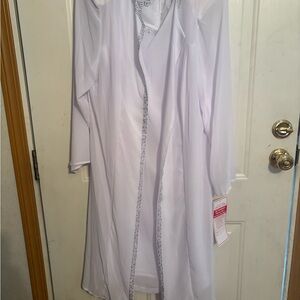 Elegant White Womens Dress With Jacket